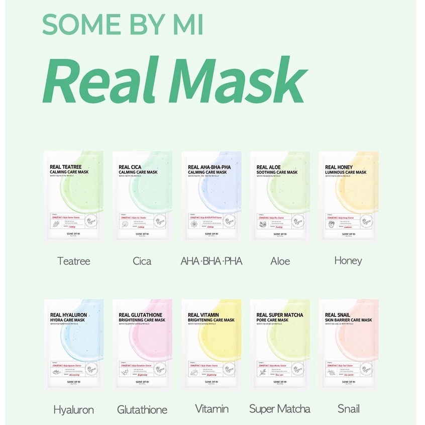 Mặt Nạ Giấy Dưỡng Da Some By Mi Real Care Mask 20g