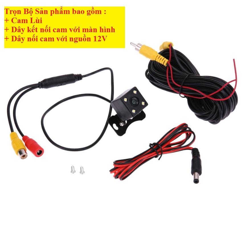 Camera Lùi Dành Cho Xe Oto 4 mắt LED