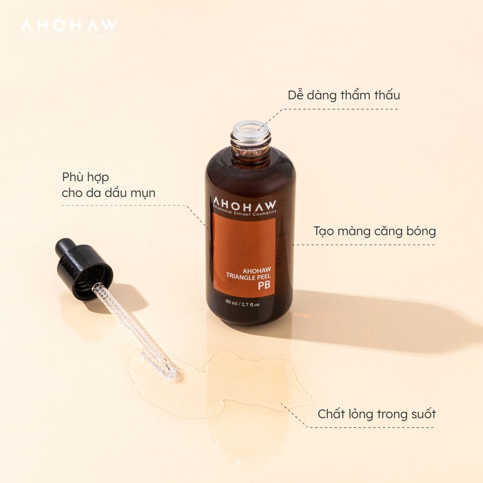 Peel Da Dầu, Mụn Ahohaw Triangle Peel PB