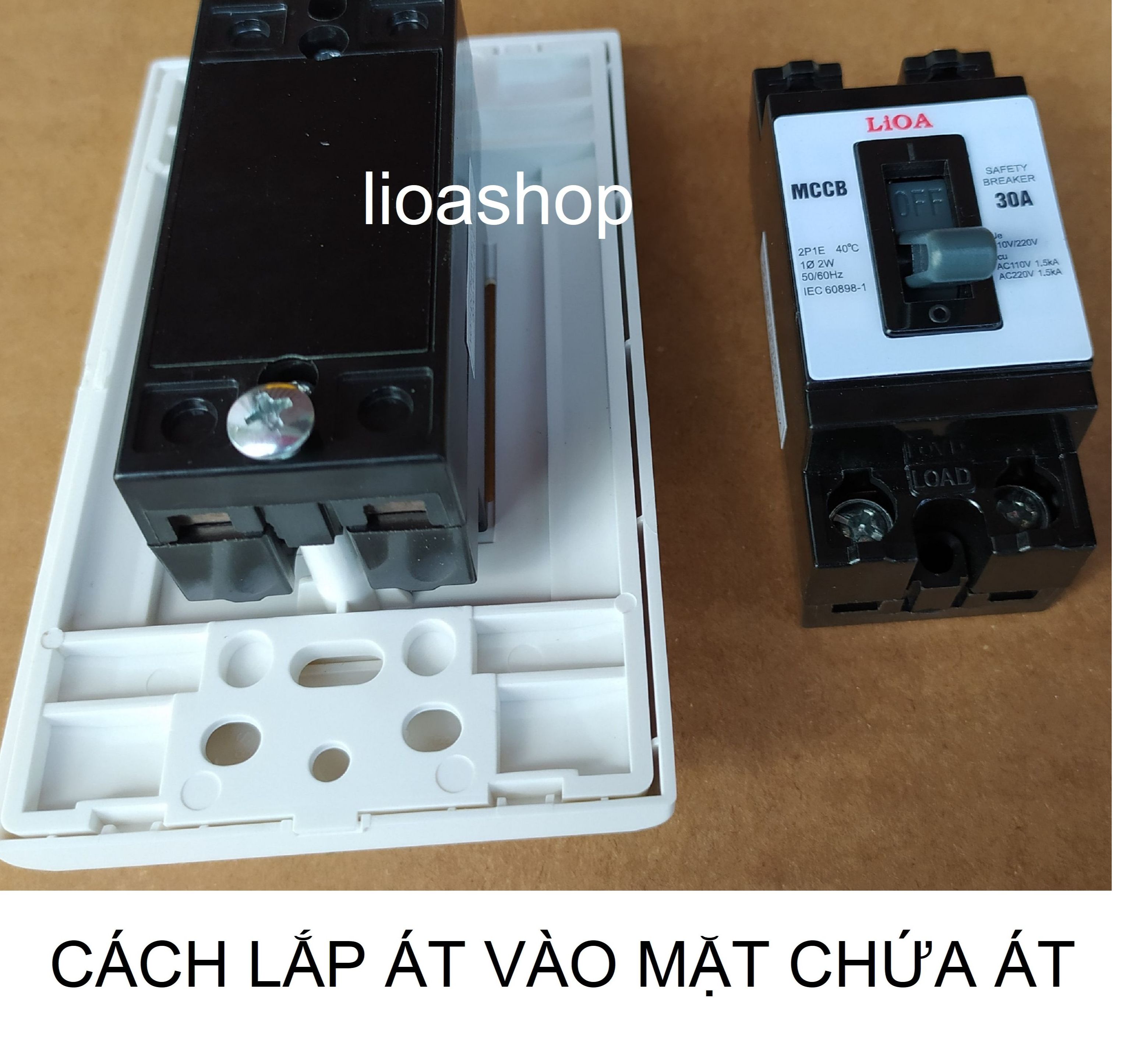 MẶT CHỨA ÁT DÙNG CHO ÁT KHỐI LiOA. - LẮP CHÌM.