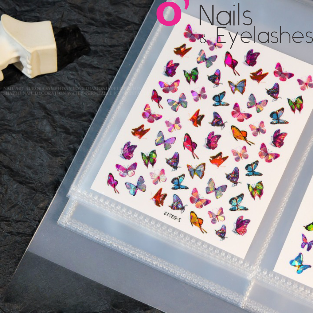Sổ đựng mẫu sticker - Sổ đựng sticker làm móng O Nail