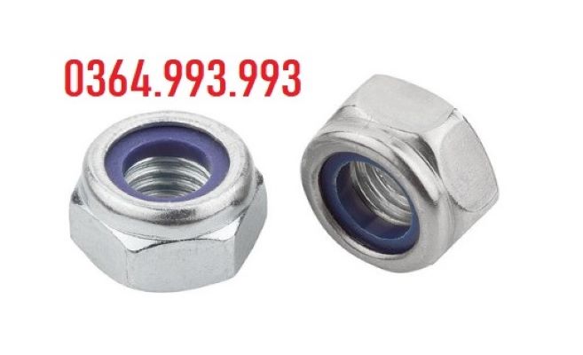 Gói 100 cái ecu khoá m6/ m8. tán keo m6/m8. đai ốc hãm m6/m8. chất liệu: mạ kẽm