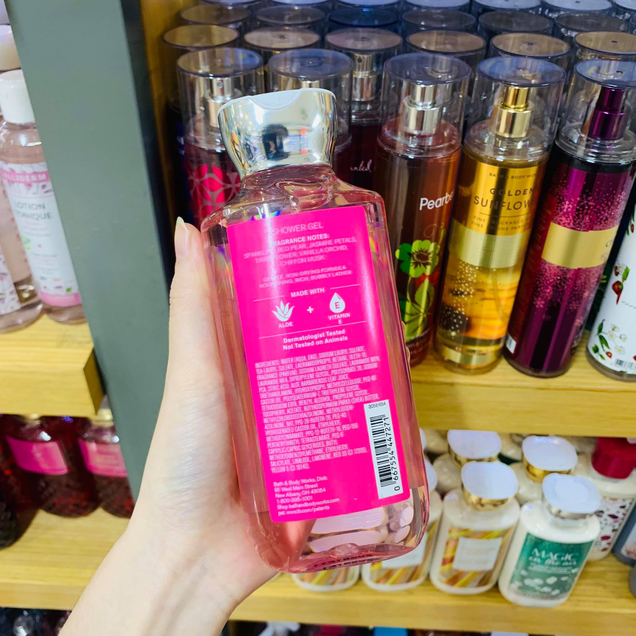 Sữa tắm Bath & Body Works Shower Gel PINK CHIFFON 295mL