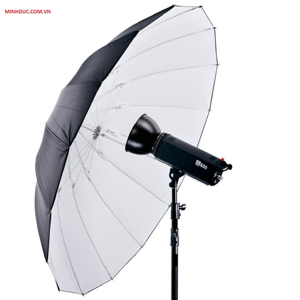 Combo dù phản trắng, bạc và vải softbox 150cm,180cm Godox, Dragon minhduc minh đức