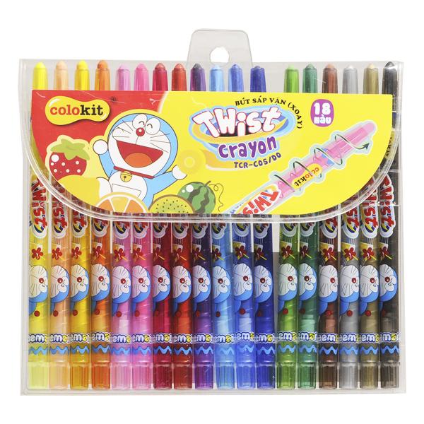 Bút sáp vặn colokit doraemon tcr-c05/do