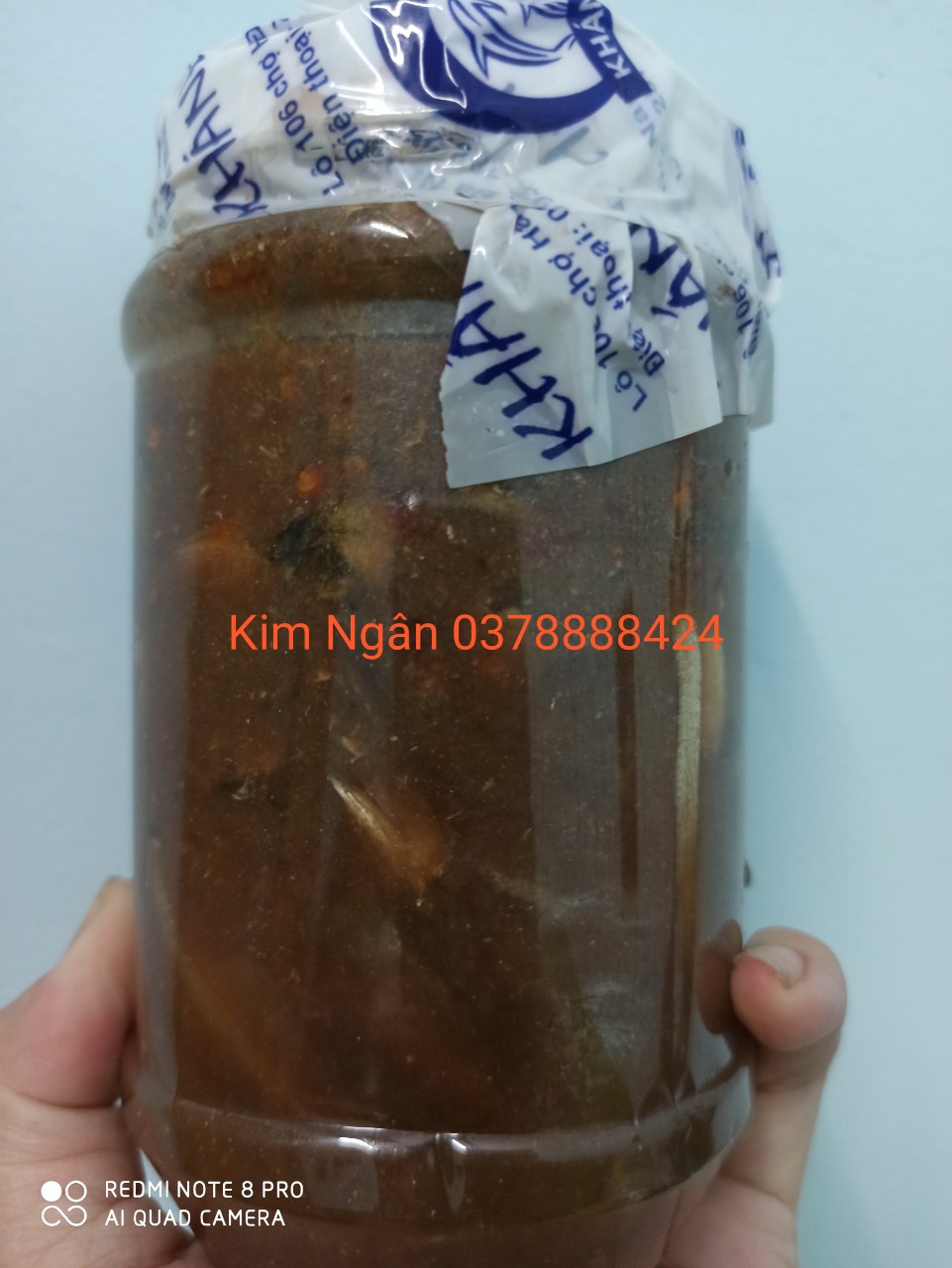 [HCM]Mắm cá cơm Khánh Hải hủ 500g