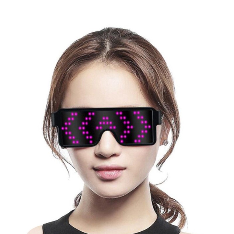 Mua Mắt Kính Đèn LED DJ Phát Sáng 8 Chế Độ - Hoacon Eyewear