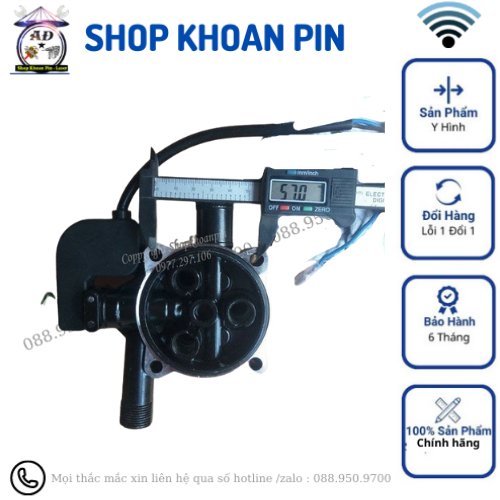 Combo bộ đầu bơm thay thế máy rửa xe mini