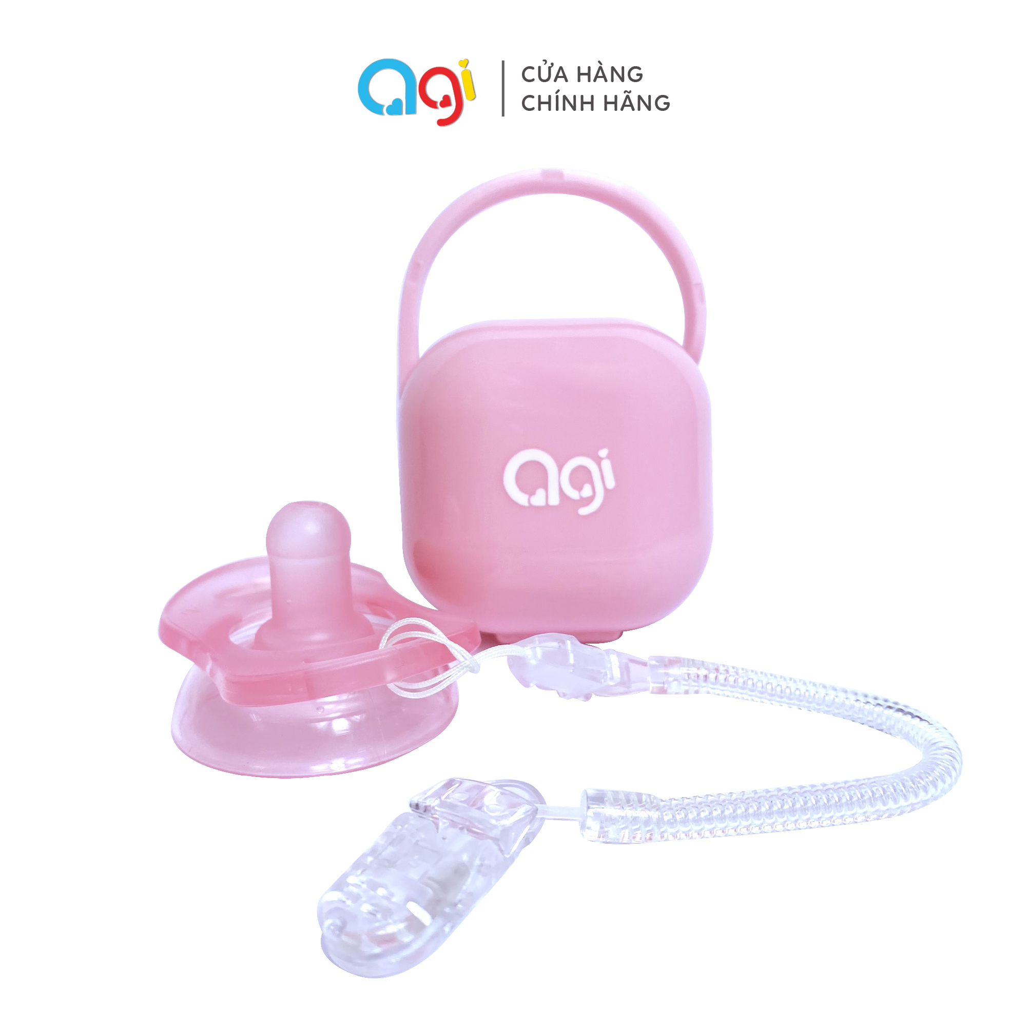 Ty Ngậm Agi màu Xanh / Hồng