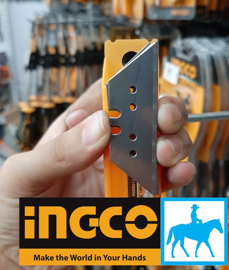 Dao rọc giấy đa năng 61mm Utility Knife Total THT512614 HUK614 Kèm 5 lưỡi SK5