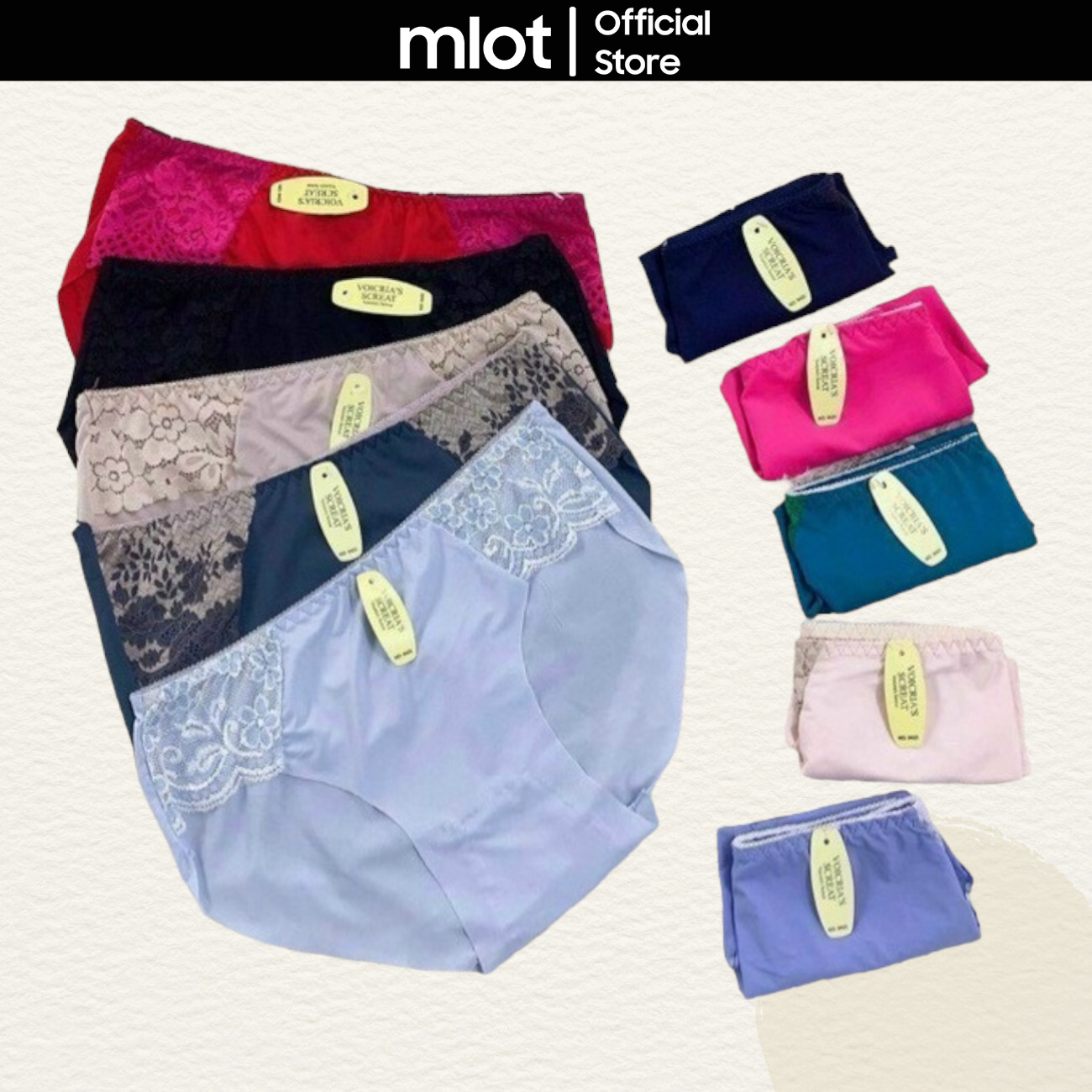 COMBO 5 Quần lót nữ THUN LẠNH CO GIÃN MỀM mlot