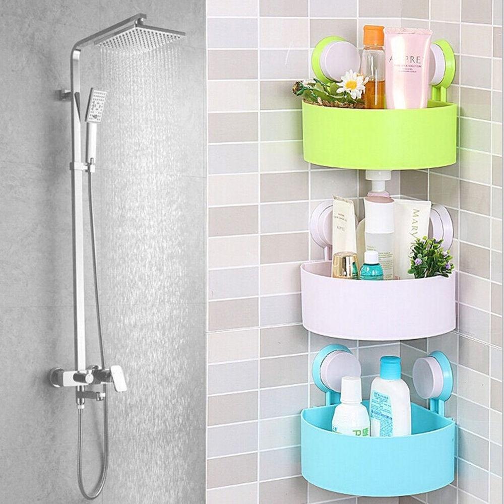Kệ góc chân không nhà tắm , Kệ góc thông minh hút chân không nhà tắm , Kệ góc tam giác treo để đồ nhà tắm,nhà bếp hút chân không , Kệ góc tam giác nhà tắm, nhà bếp hút chân không chân không