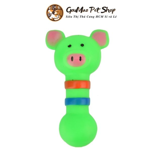 Đồ chơi chó chó có kèn hình đầu thú kêu chíp chíp - goumao pet