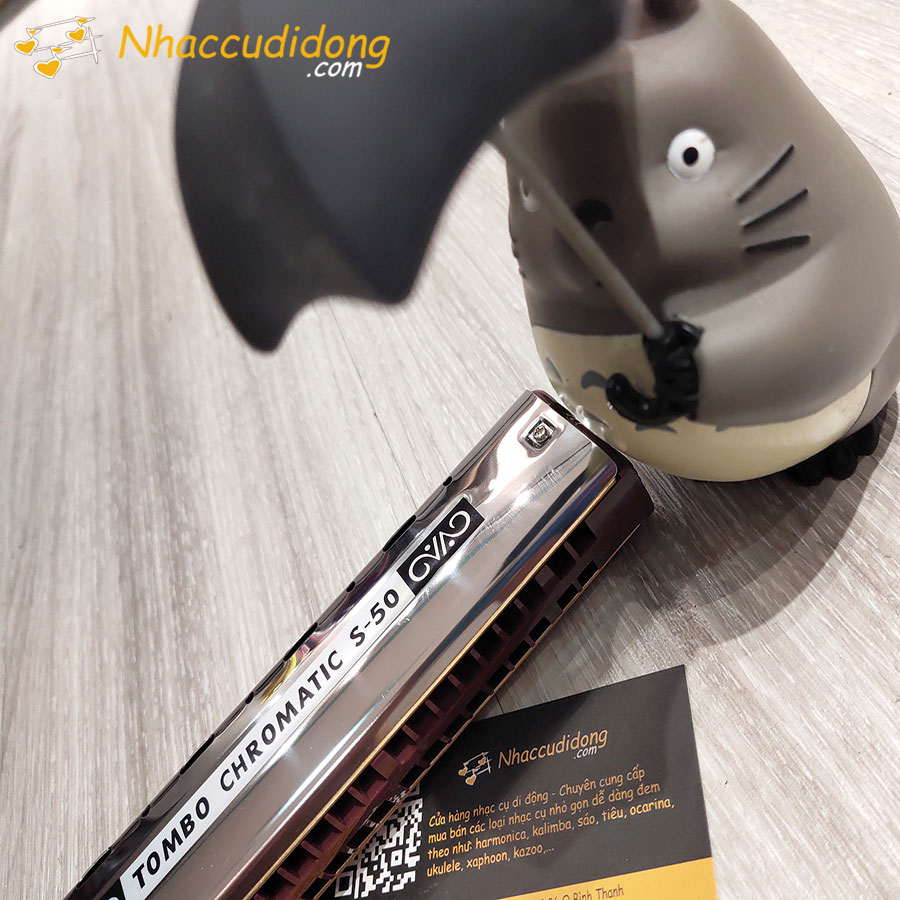 Kèn harmonica chromatic Tombo S-50 Không Cần Bấm