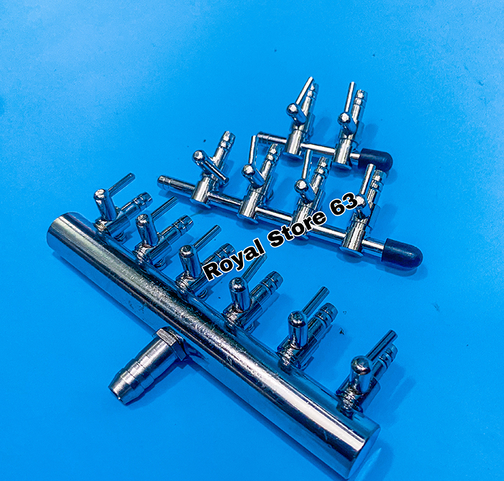 Van chia oxy inox có khóa