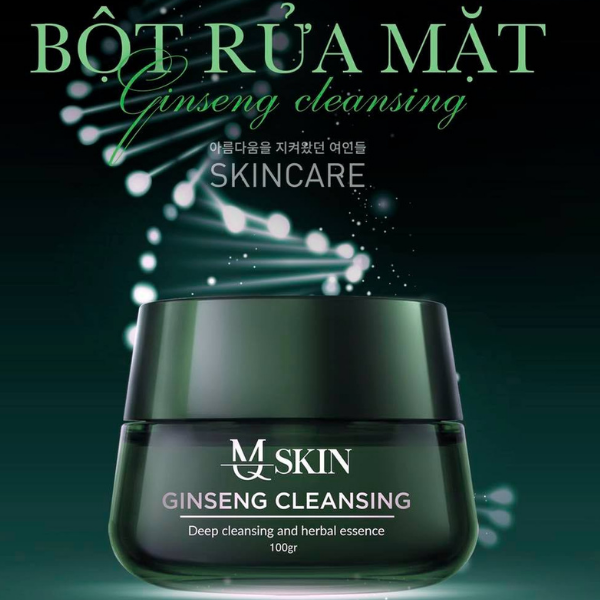 Bột rữa mặt nhân sâm mq skin.