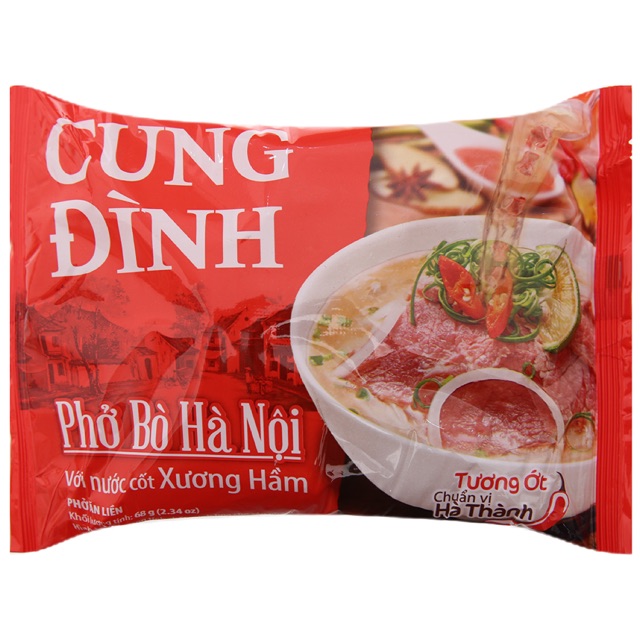 Phở Cung Đình Gói 68g (Bò/Gà)