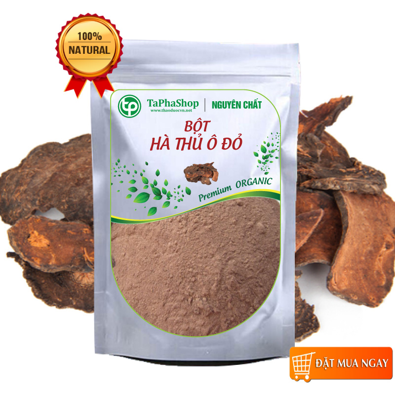 Bột hà thủ ô nguyên chất 100g - Tấn Phát