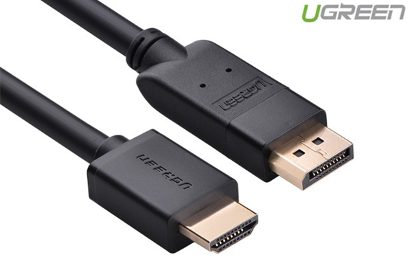Cáp Displayport to HDMI dài 1.5M, 2M, 3M,5M UGREEN (chỉ chuyển 1 chiều)