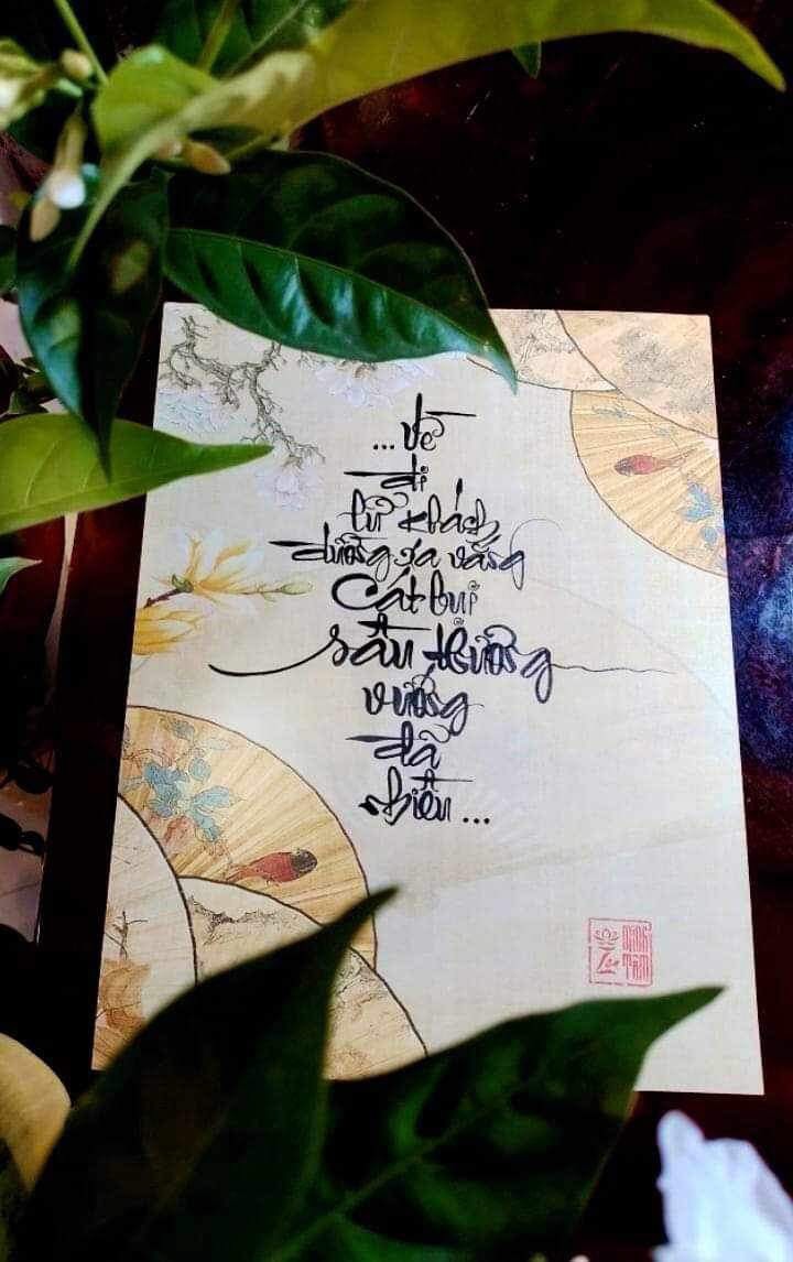 Sổ viết thư pháp - giấy dày 2 mặt 100 trang