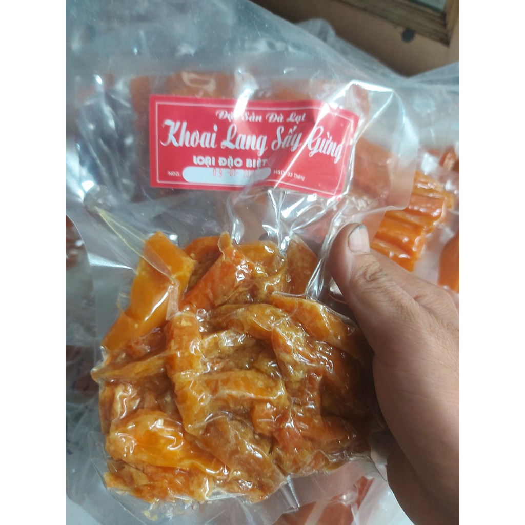 khoai lang mật sấy gừng
