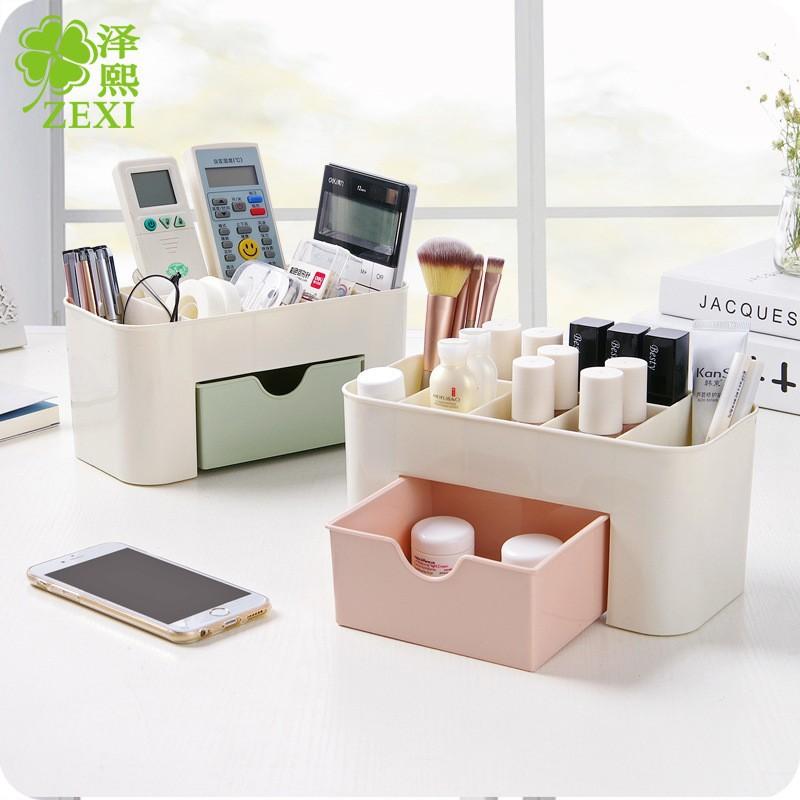 Tủ đựng mỹ phẩm mini, Tủ đồ trang điểm cho chị em (Màu ngẫu nhiên)