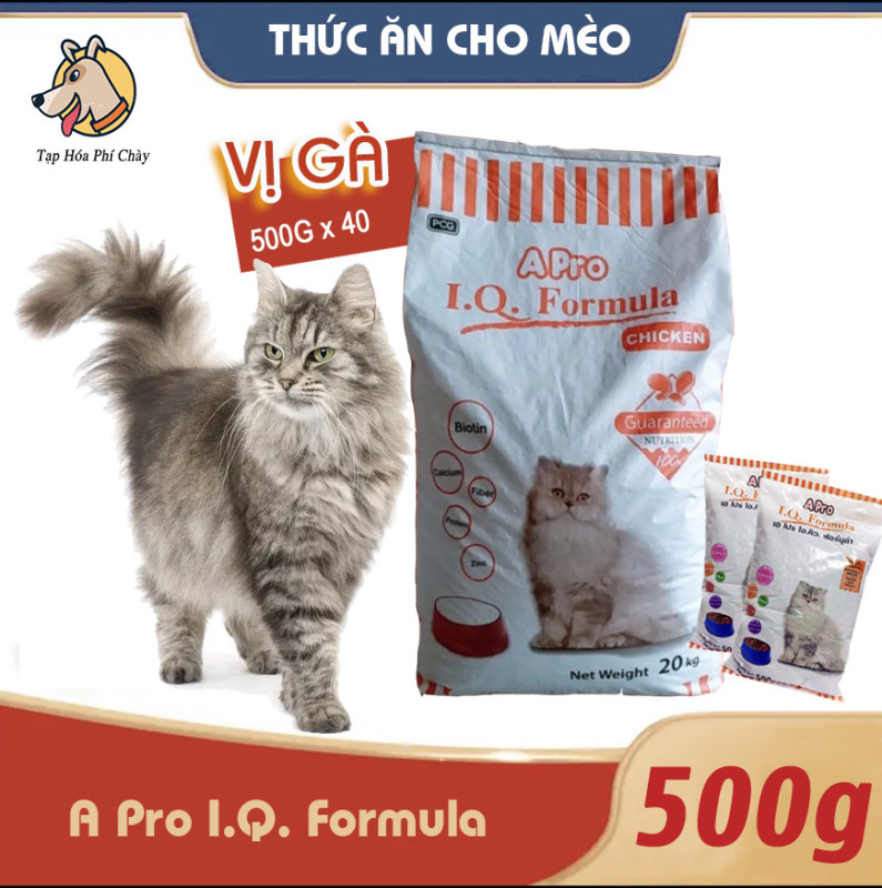Thức ăn hạt cho mèo 500g Apro IQ Formula (Thái Lan)