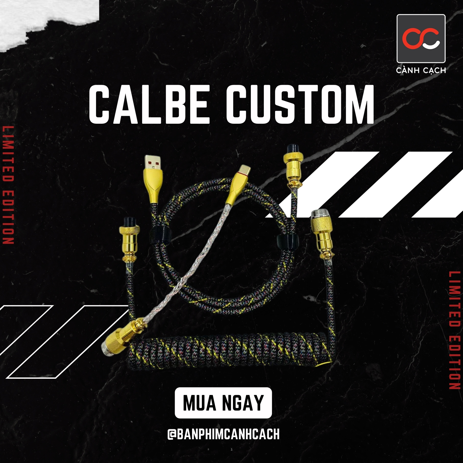 Dây cáp xoắn | Custom cable cho phím cơ