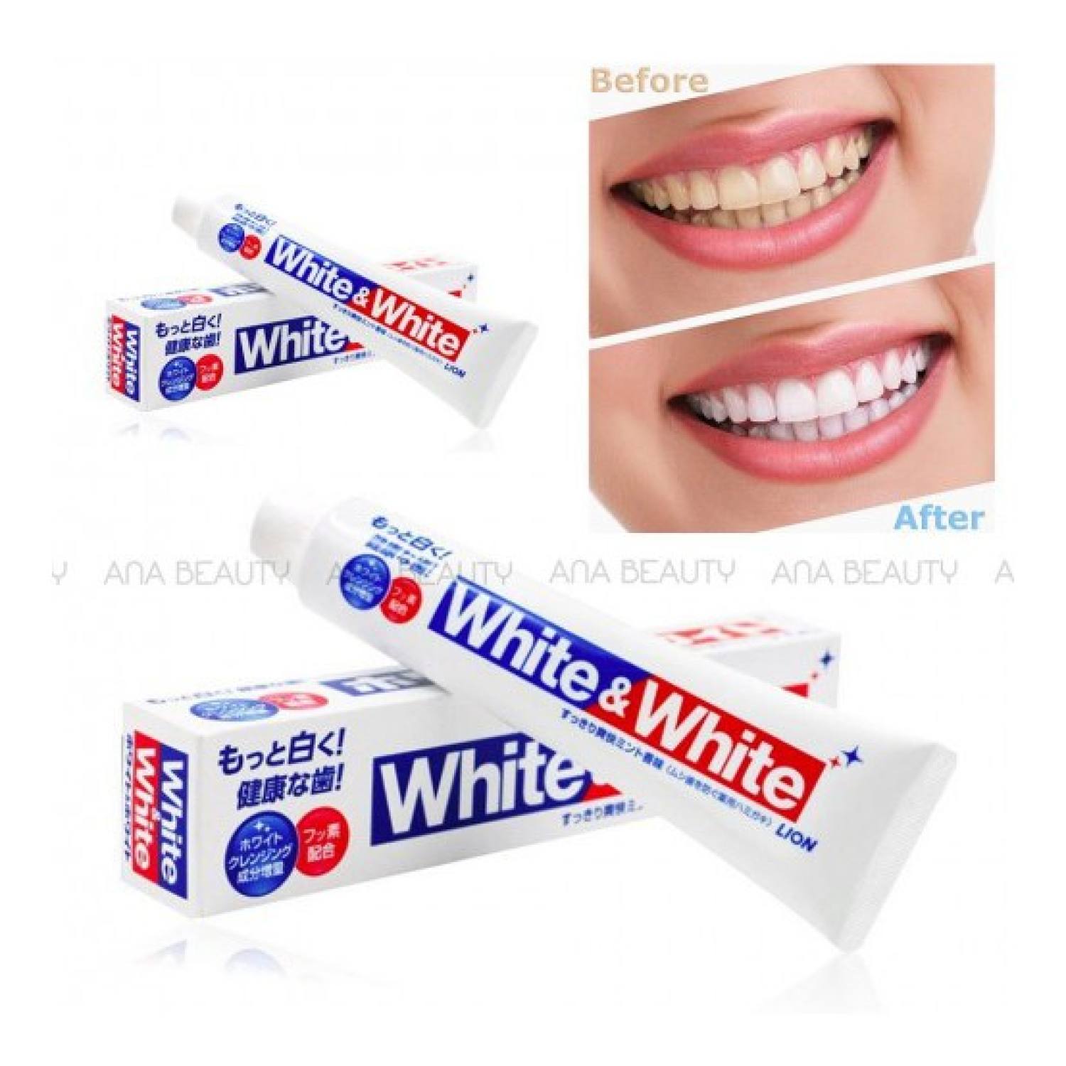 KEM ĐÁNH RĂNG WHITE & WHITE - HÀNG NHẬT NỘI ĐỊA