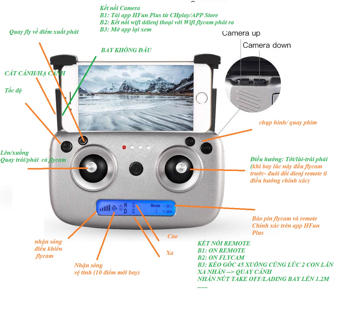 Pin Flycam SG907MAX