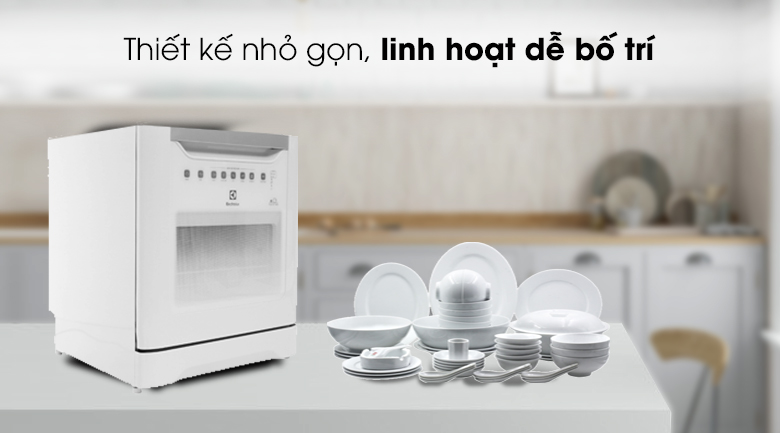 [HÀNG CHÍNH HÃNG  ]Máy rửa bát Electrolux ESF6010BW 1400w 8 BỘ