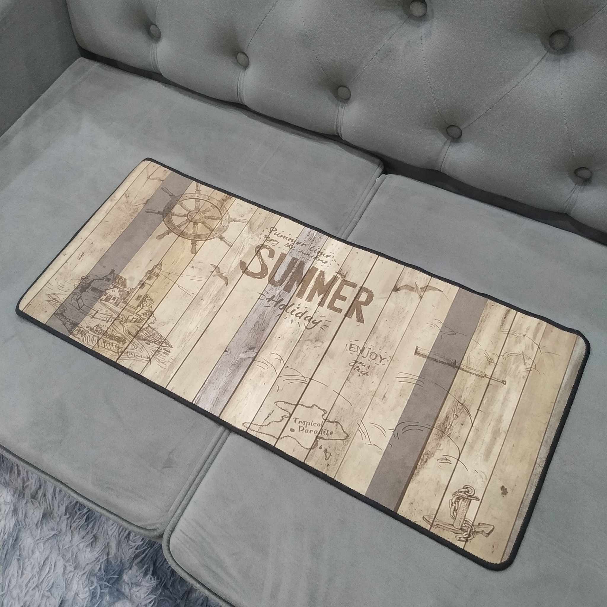 SALE - A28 - Tấm Lót Bàn Làm Việc [ SummerHoliday 28 ] Kích Cỡ Lớn 70x30cm dày dặn 3mm Chống Nước, Chống Trầy, Di Chuột Dễ Dàng chuyên game chống trơn trượt siêu bền siêu rẻ