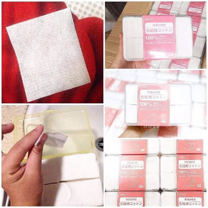 Bông Tẩy Trang Miniso 100% Cotton 1000 Miếng