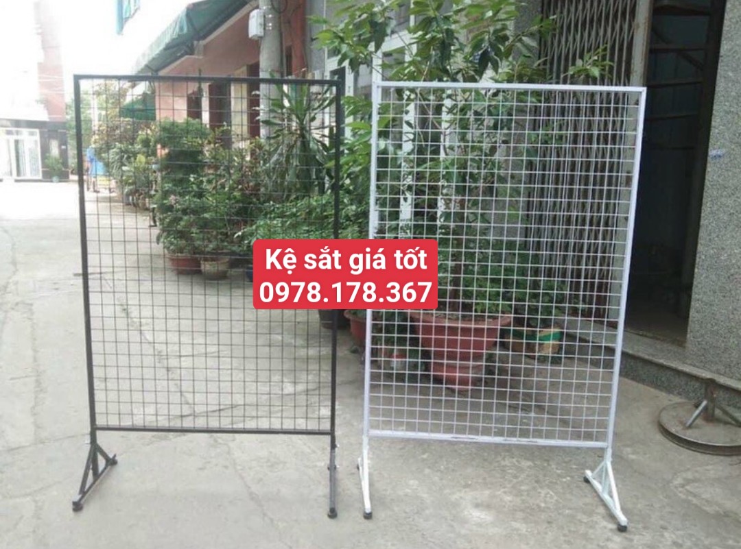 Khung lưới có chân treo phụ kiện cao cấp - 1.2mx60