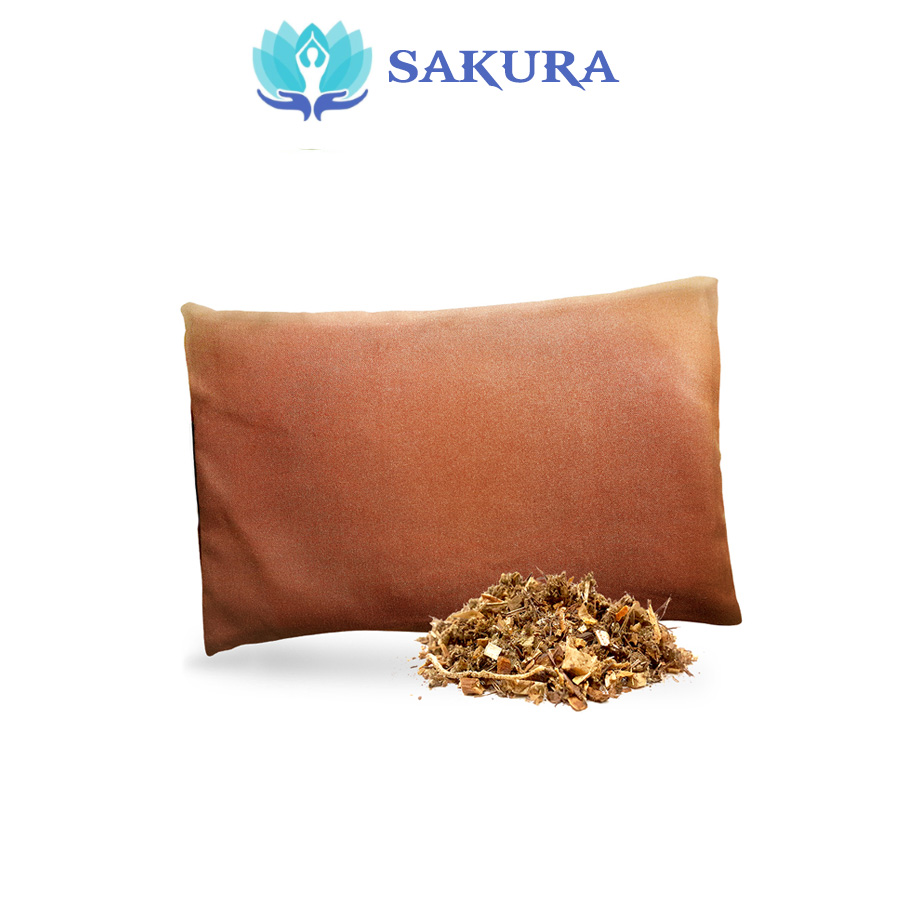Túi chườm thảo dược Sakura dưỡng sinh, túi chườm mắt, củ chườm lưng, chườm cổ vai gáy, đa năng