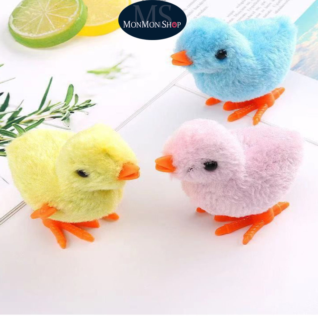 (Đồ chơi Trẻ Em) Gà Con vặn dây cót/ Gà con đồ chơi mini chạy dây cót Vui nhộn dành cho bé