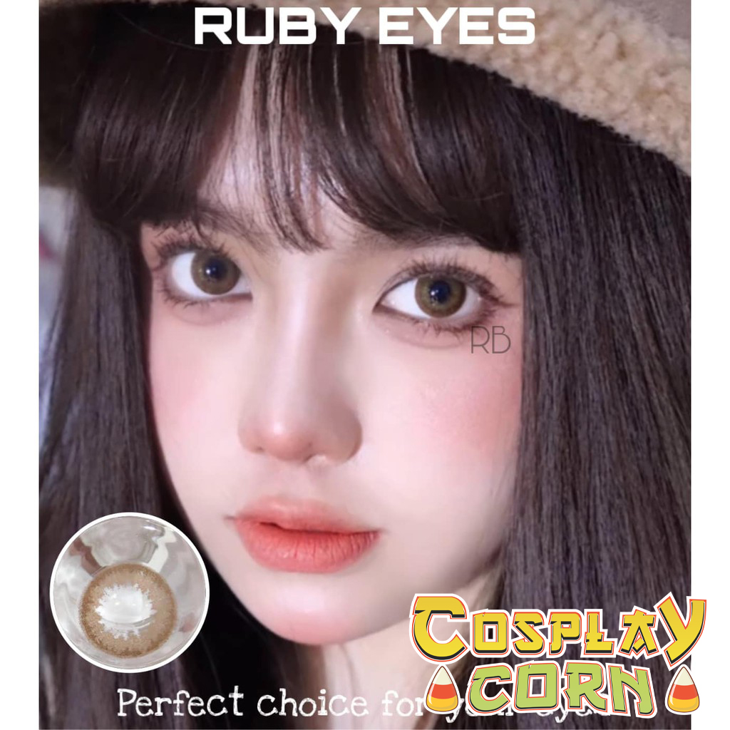 Tổng Hợp 14 Mẫu Lens Ruby Eyes Nâu Hot