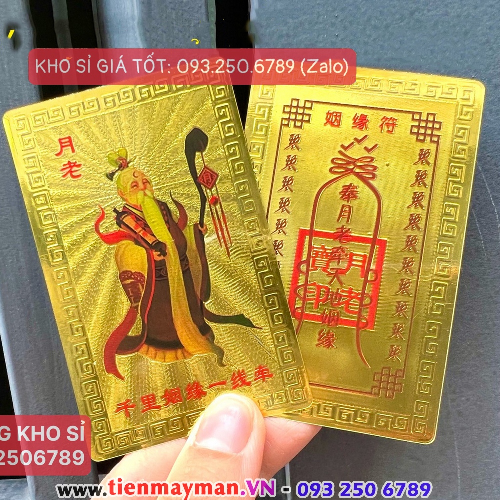 Kim bài nguyệt lão se duyên, cầu tình duyên, hôn nhân hạnh phúc, gắn kết tình cảm đôi lứa