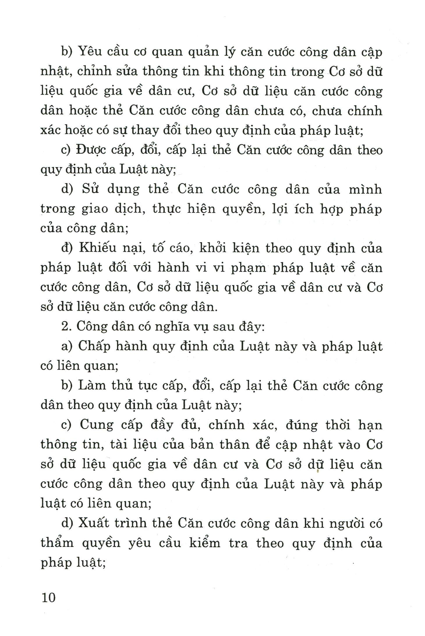 Luật Căn Cước Công Dân - Nhiều Tác Giả