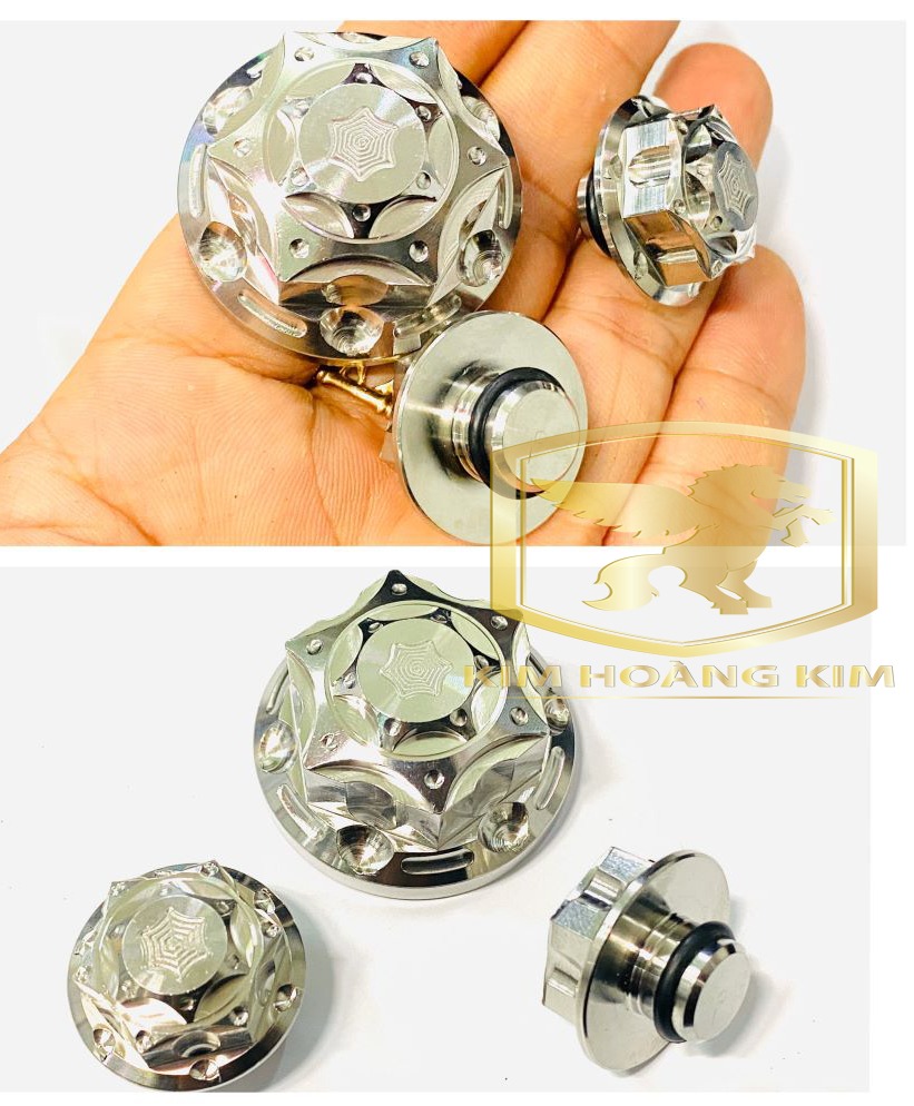 3 ỐC INOX SALAYA gắn Chảng Ba dành cho SATRIA,RAIDER FI 2018,2019