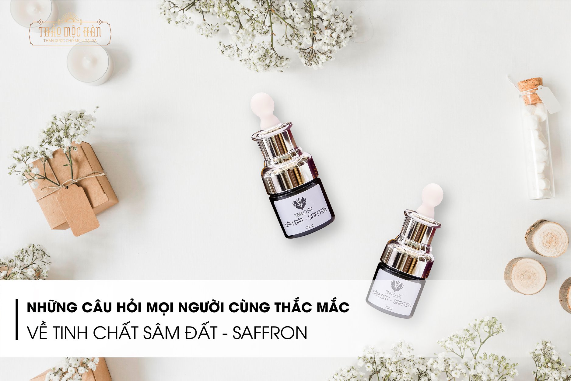 Tinh Chất Sâm Đất Saffron - Tinh Chất Saffron