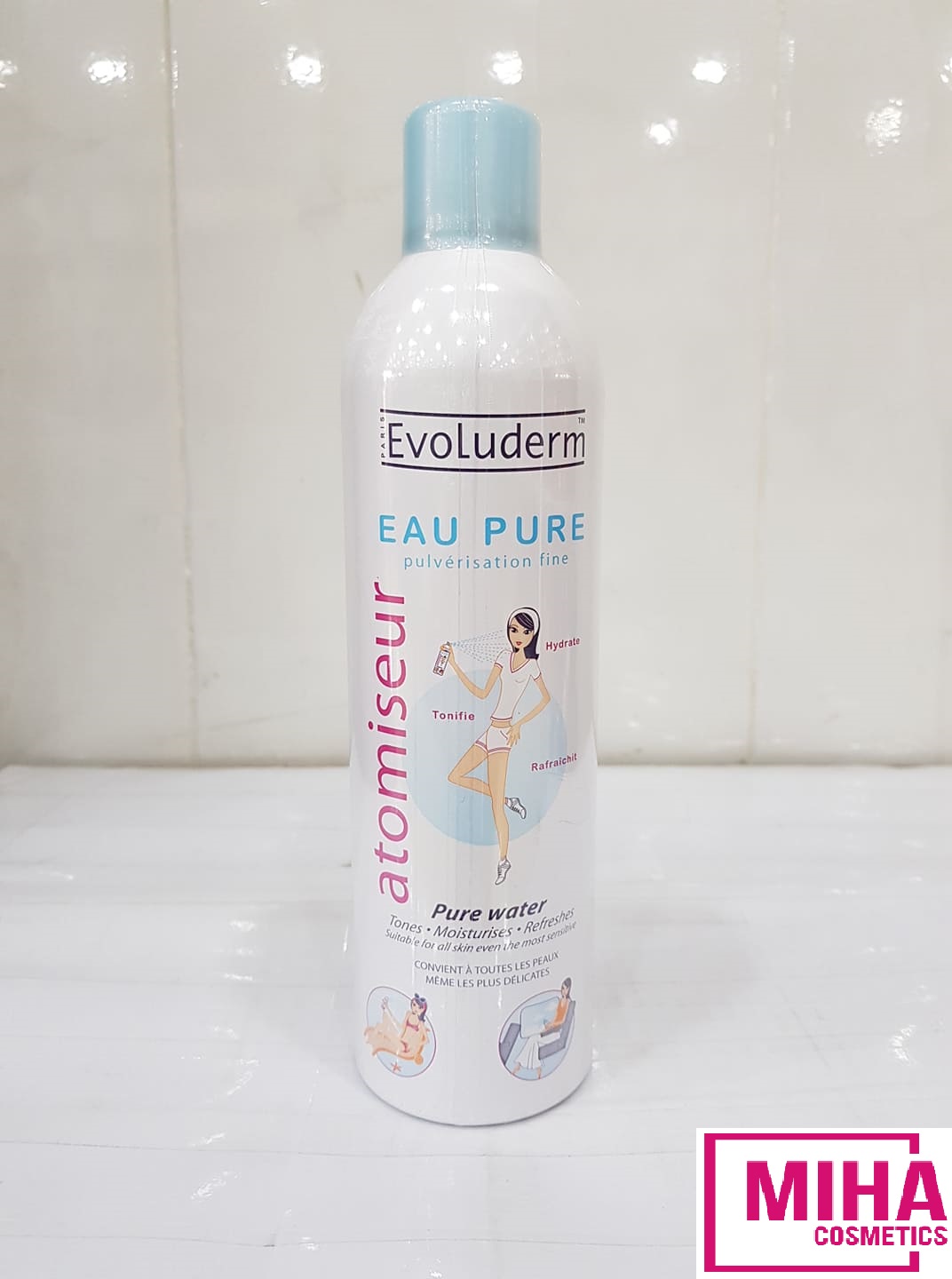[HCM]Xịt Khoáng Evoluderm Atomiseur Eau Pure 400ml Pháp