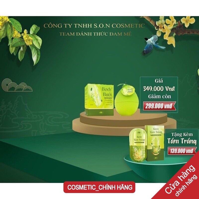 Body cốt ủ bưởi SON "ủ 1 lần là trắng" 200gr (mua 1 tặng 3) AV