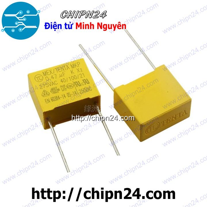 Tụ hộp 474 275vac 15mm