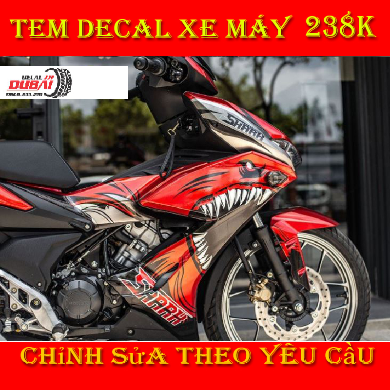 Tem Trùm Winner X Cá Mập Đỏ