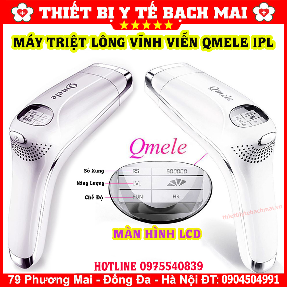 Hàng Có Sẵn🍀 Máy Triệt Lông Vĩnh Viễn Qmele  [Tặng Kèm Gel Nha Đam]