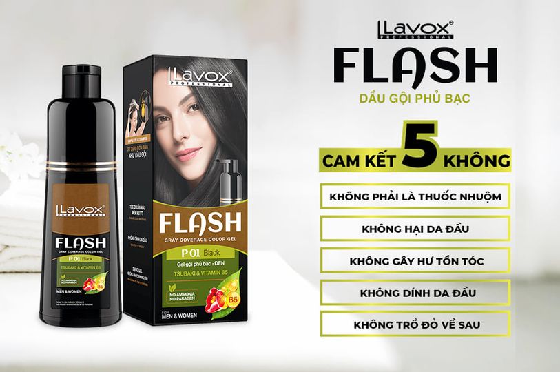 GỘI PHỦ BẠC LAVOX FLASH