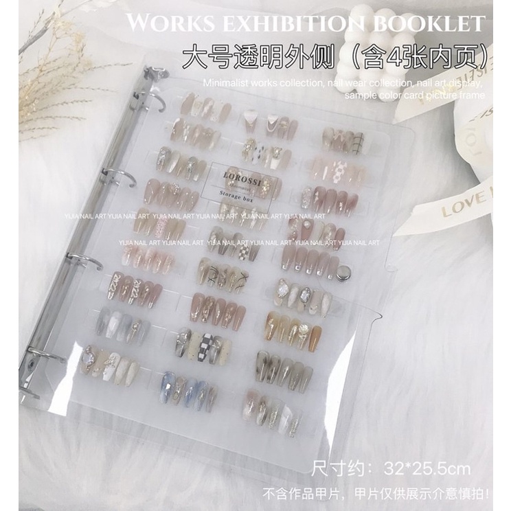 sổ trưng bày mẫu nail