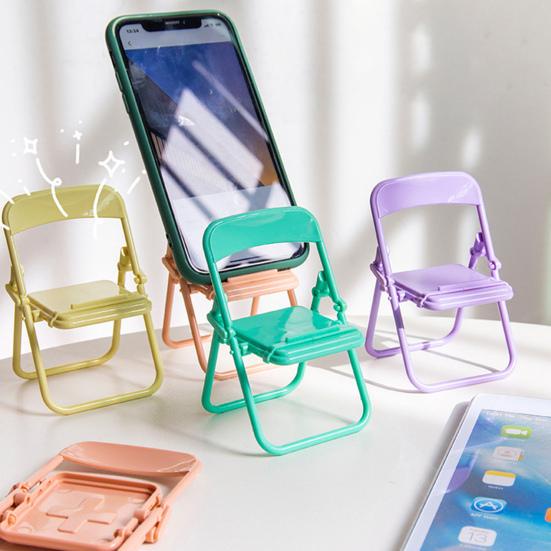 Ghế gấp gọn kê điện thoại xem phim (4 màu)