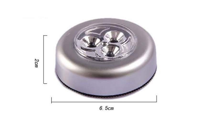 Đèn Led Tròn Gắn Tường Mini 3 Bóng .